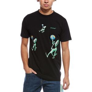 Off-White™ Mens  Alien Arrow Over T-Shirt, Black